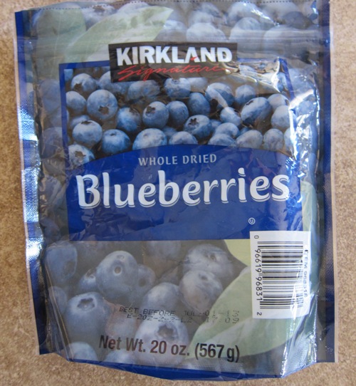 Kirkland Dried Blueberries From Costco