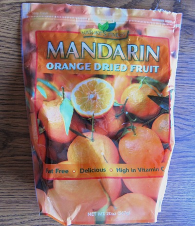 dried mandarine oranges fruit slices