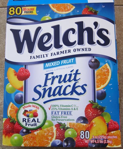 costco box welch's fruit snacks bulk