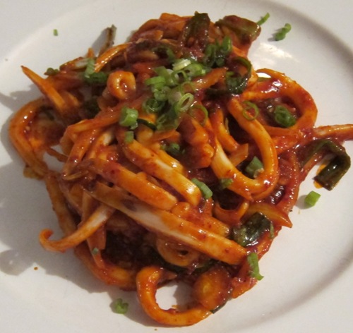 spicy korean squid bokum