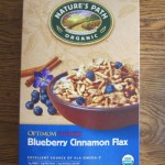 nature's path organic blueberry cinnamon flax cereal