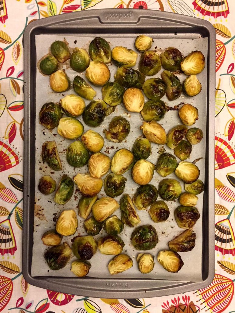 Oven Roasted Brussels Sprouts