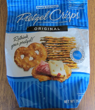 pretzel crisps costco package - pretzel chips
