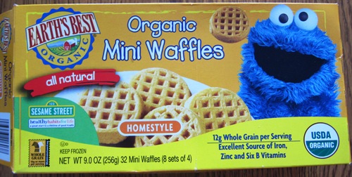 Earth’s Best Organic Mini Waffles From Whole Foods