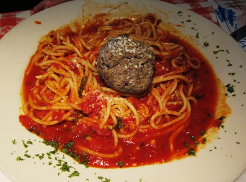 gino's east spaghetti and meatballs