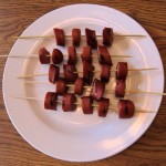 how to make grilled hot dog shish kabobs