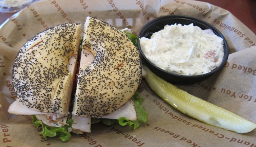 einstein bros bagel deli turkey sandwich