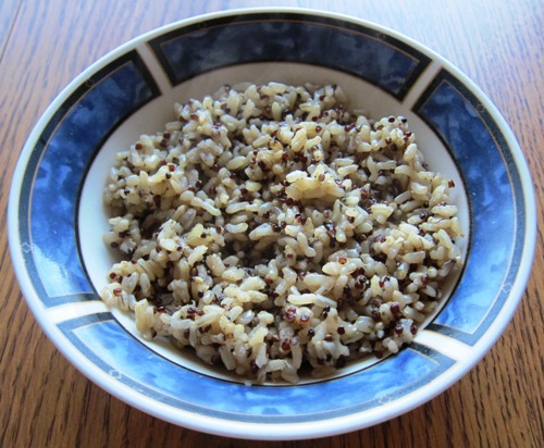 quinoa brown rice