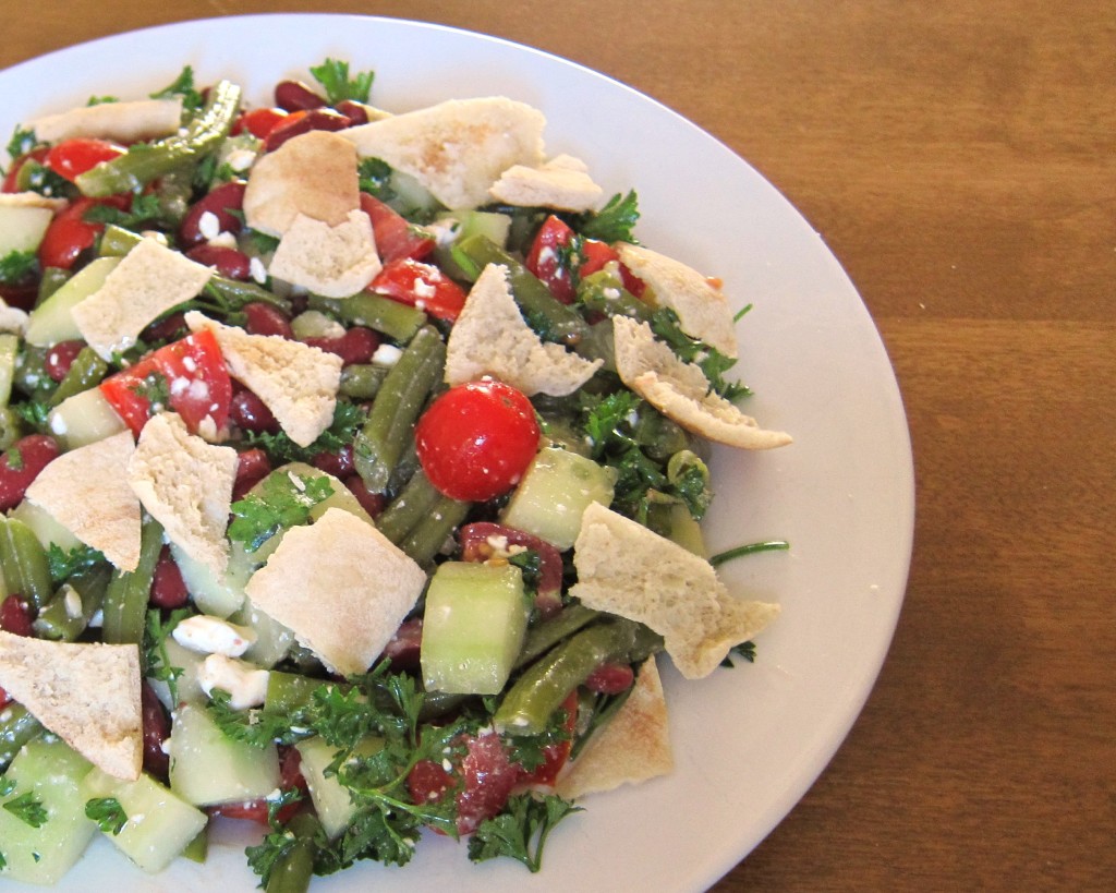 how to make fattoush salad