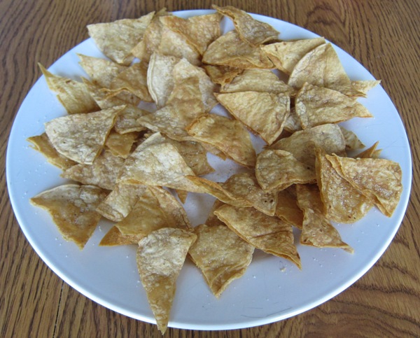 baked tortilla chips