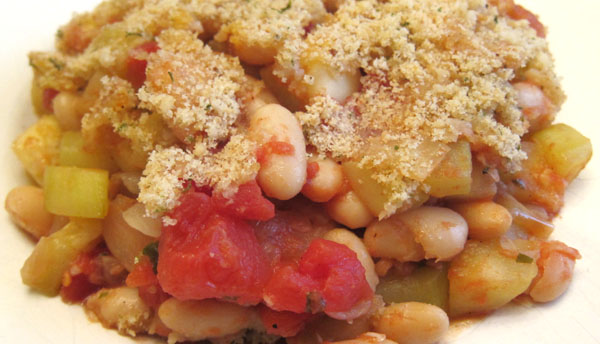 how to make zucchini and white bean casserole