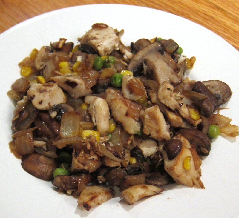 chicken mushroom stirfry recipe