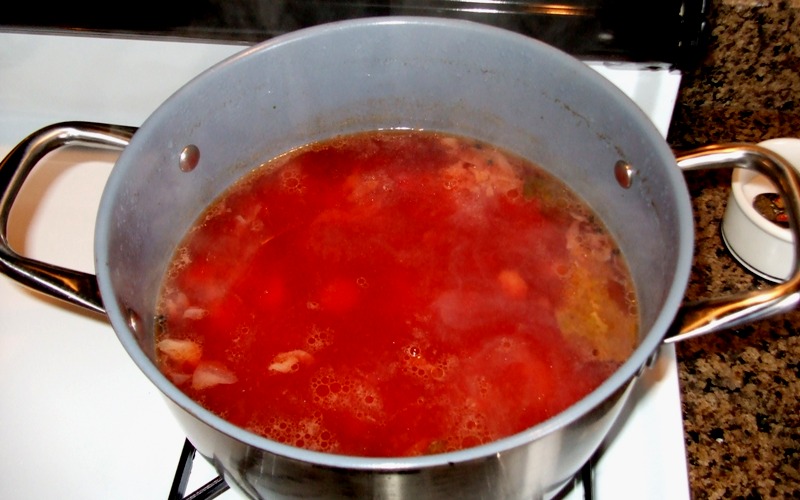 pot of borscht