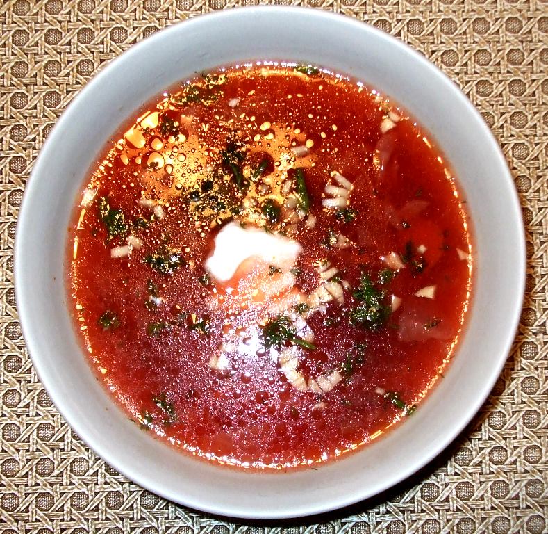 Russian Borscht Beet Soup Recipe