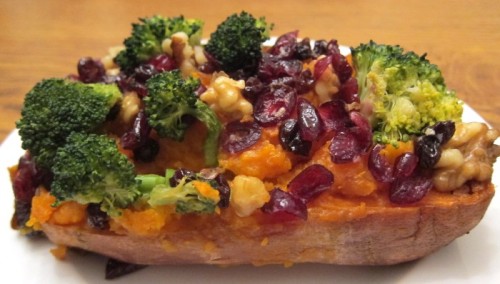 Baked Stuffed Sweet Potato Recipe