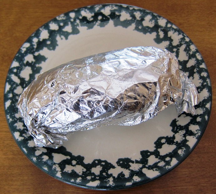 Foil Wrapped Oven Baked Potato Recipe