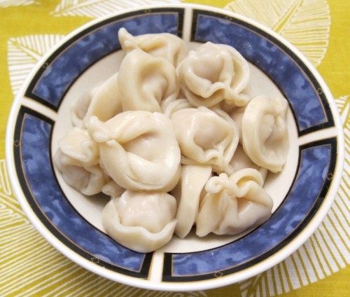 Russian Pelmeni Dumplings recipe - made easy by using wonton wrappers!