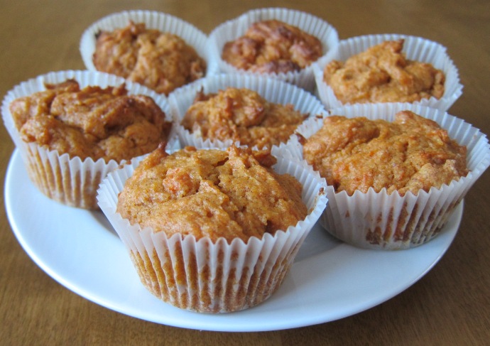 how to make sweet potato muffins