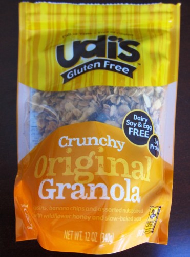 udi's gluten free organic granola with nuts