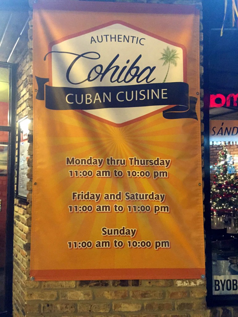Cohiba Cuban Cuisine Restaurant Chicago