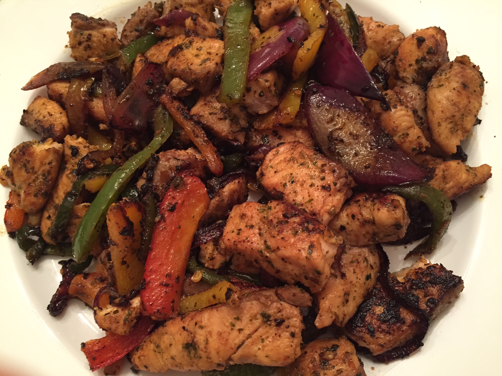 Spicy Chicken Stir Fry Recipe With Onions And Peppers