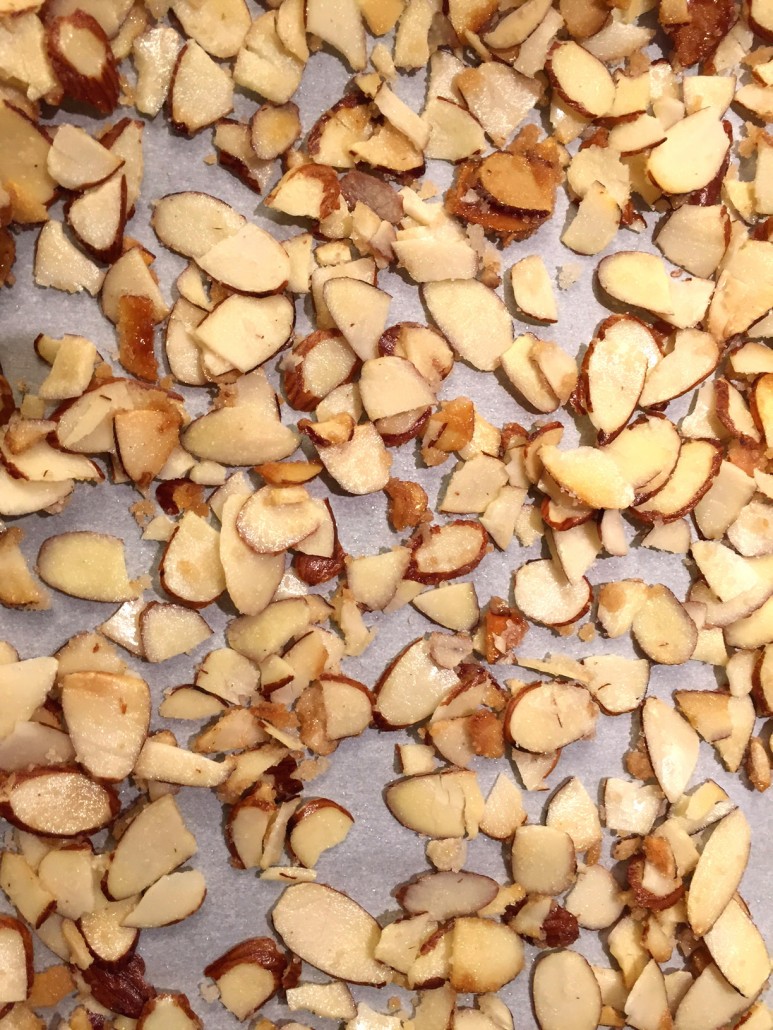 Toasted Sugared Caramelized Slivered Almonds