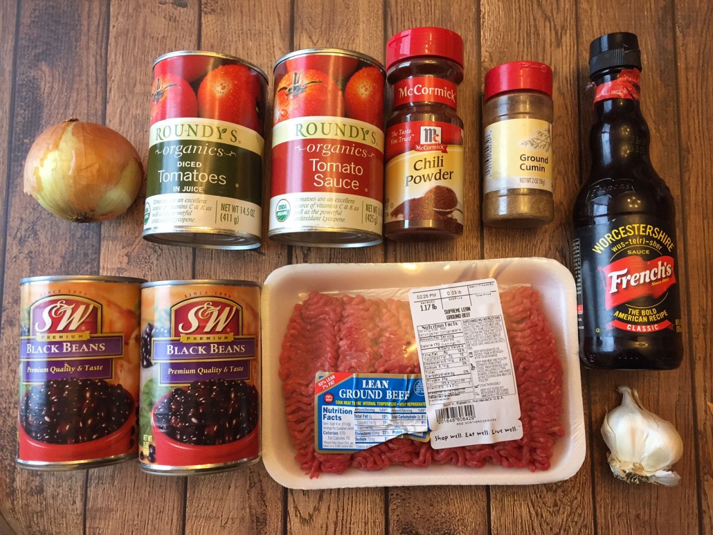 Instant Pot Chili Ingredients