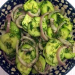 Cucumber Dill Salad Recipe With Red Onions