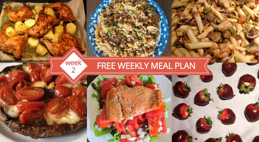 free meal plan week 2 menu