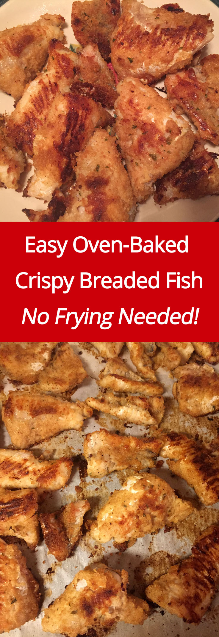 Easy Oven Baked Crispy Breaded Fish Recipe