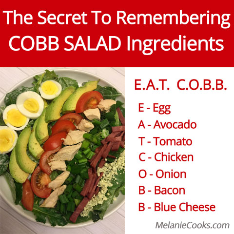 The Secret To Remembering Cobb Salad Ingredients