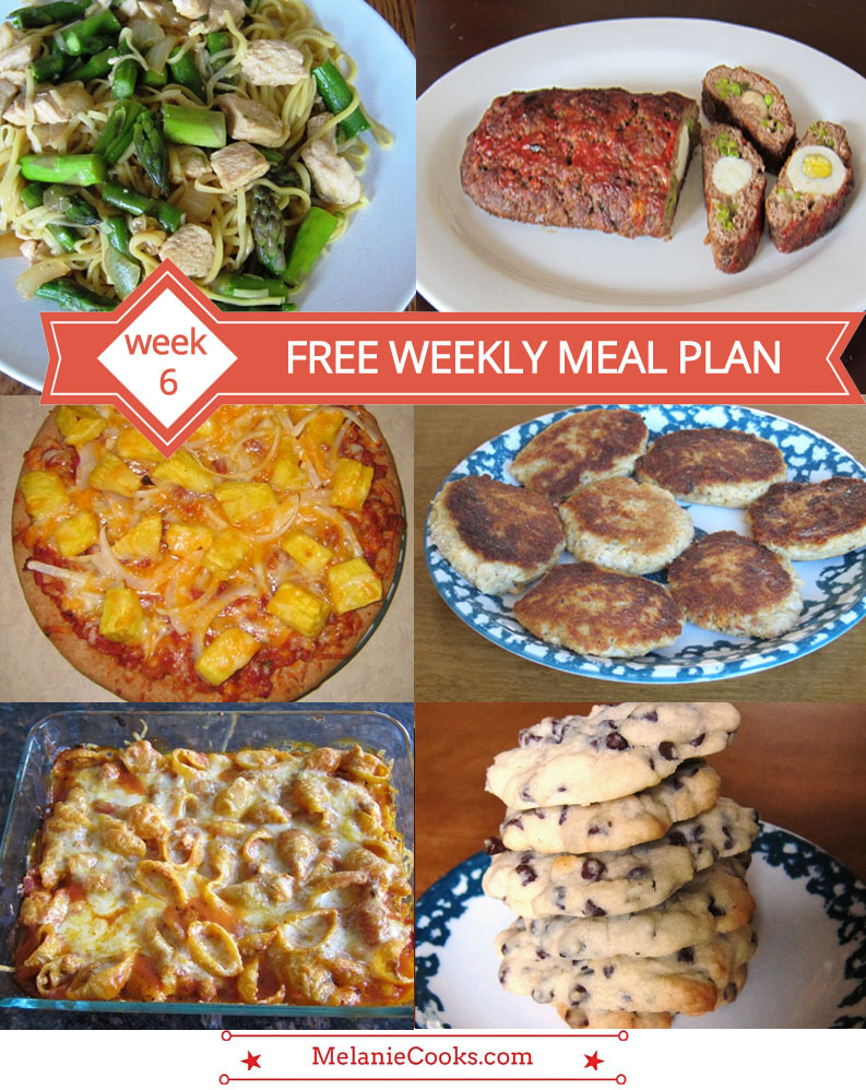 Free Weekly Meal Plans - WEEK 6