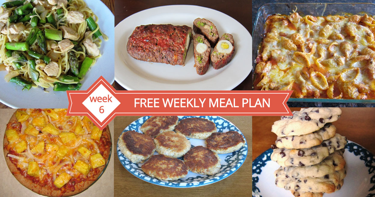 Free Weekly Meal Plan – Family Dinner Menu Ideas (Week 6)