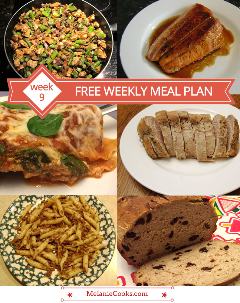 Free Weekly Meal Plan - What's For Dinner (Week 9)