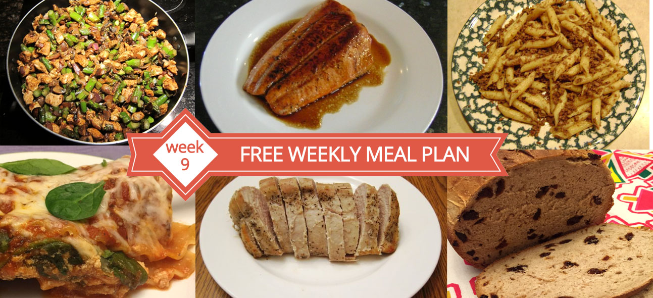Free Weekly Meal Plan – What’s For Dinner! (Week 9)