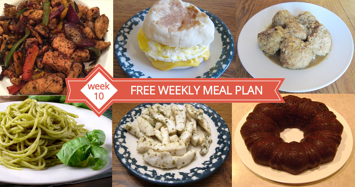 Free Weekly Meal Plan – What’s For Dinner! (Week 10)