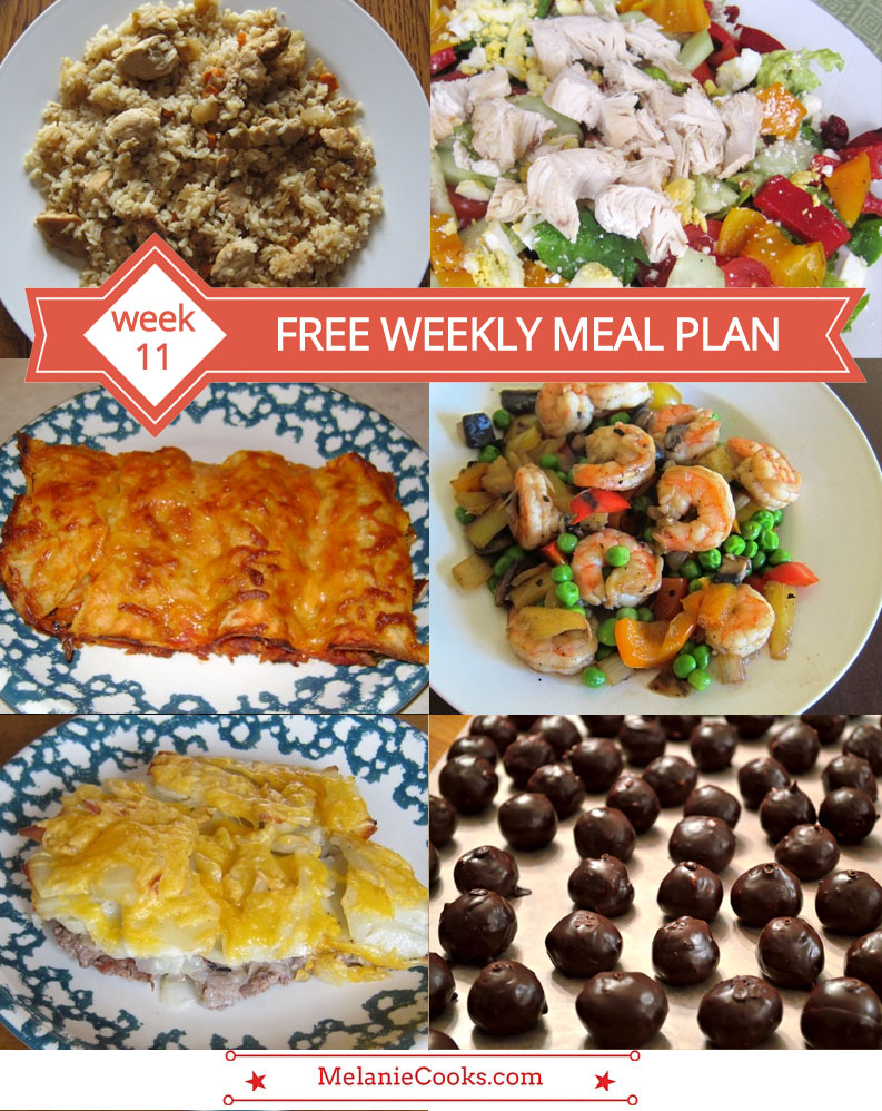 Free Weekly Meal Plan - Week 11