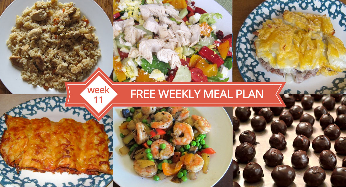 FREE Weekly Meal Plan – What’s For Dinner (Week 11)