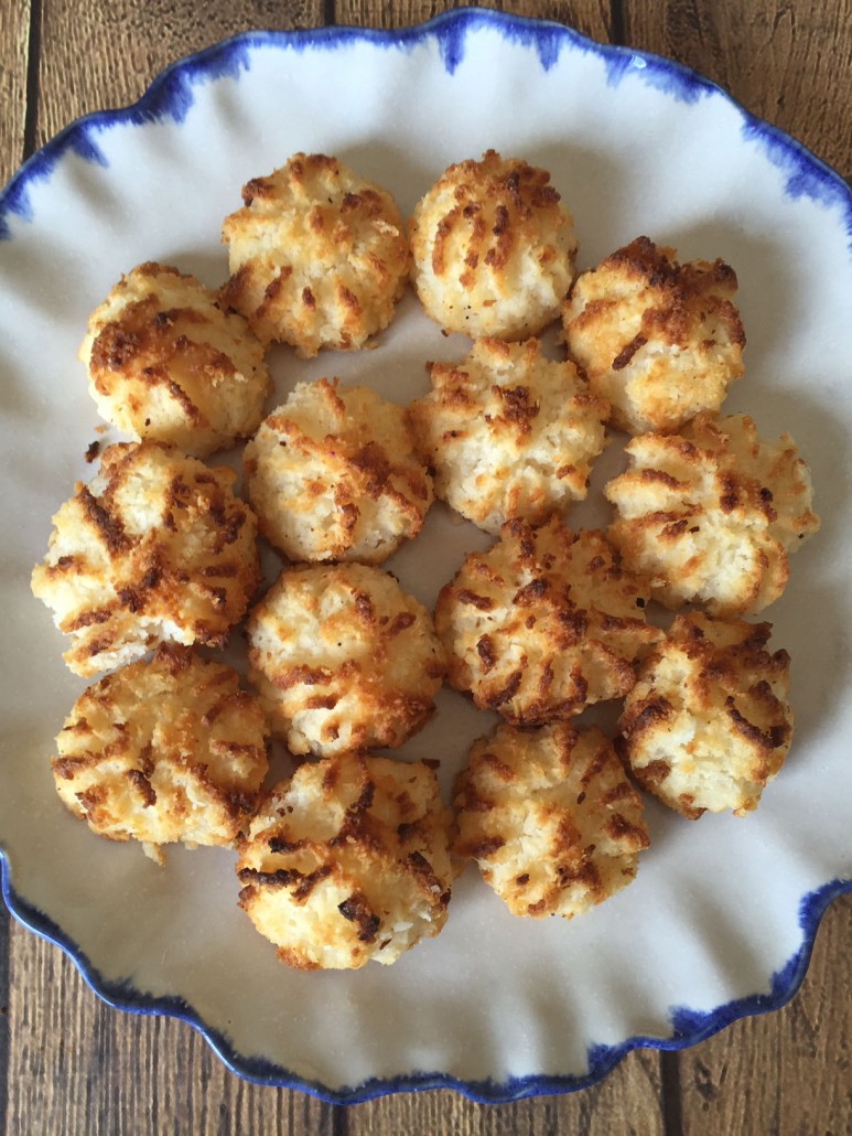 2-Ingredient Gluten-Free Coconut Macaroon Cookies