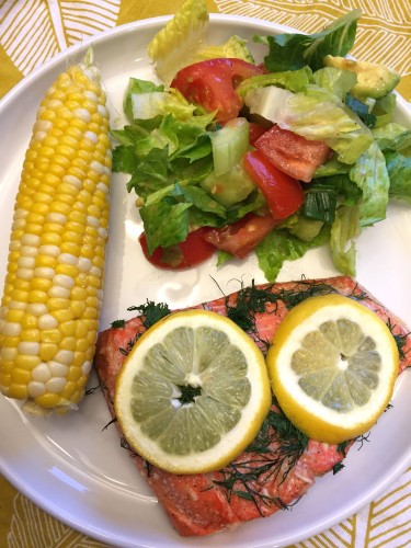 Oven Baked Lemon Dill Salmon