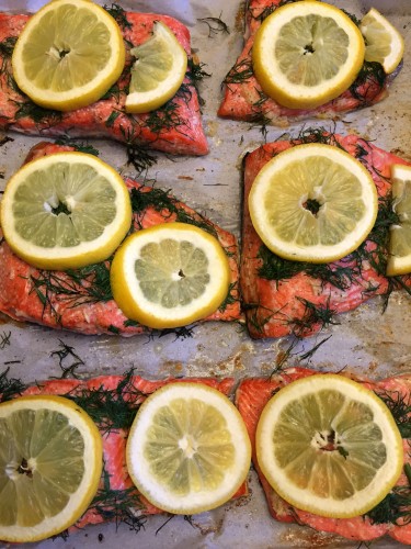 Baked Lemon Dill Salmon Recipe
