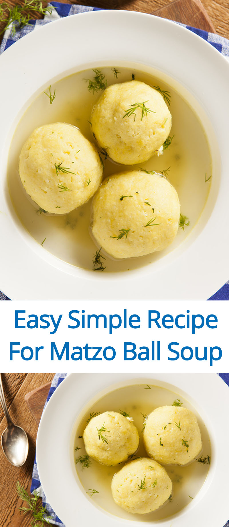 Easy Matzo Ball Soup Recipe - perfect for beginners!