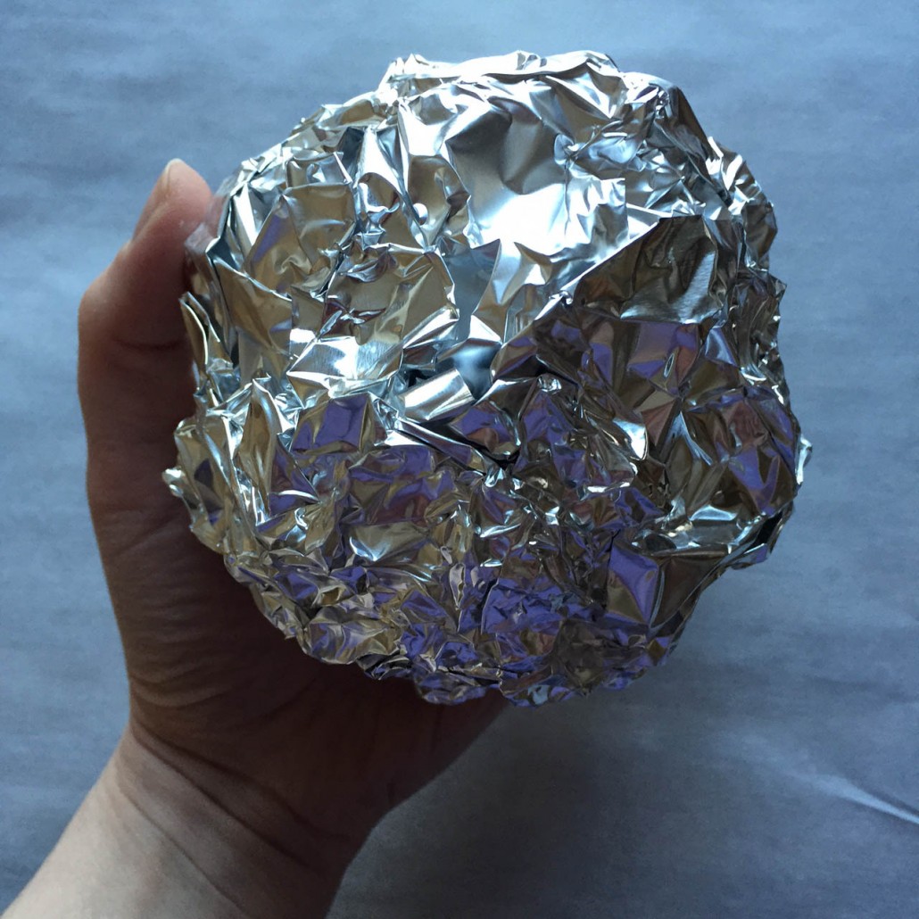 Tortilla Bowl Mold Made With Tin Foil