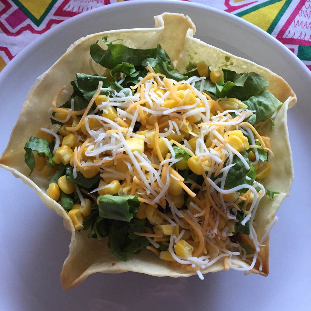 Taco Shell Bowl Salad