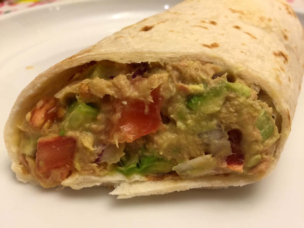 Tuna Avocado Salad Wrap - Healthy, High-Protein, Low Carb