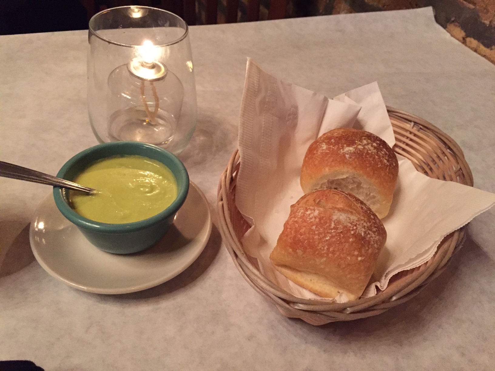 Bread In Ceviche Restaurant