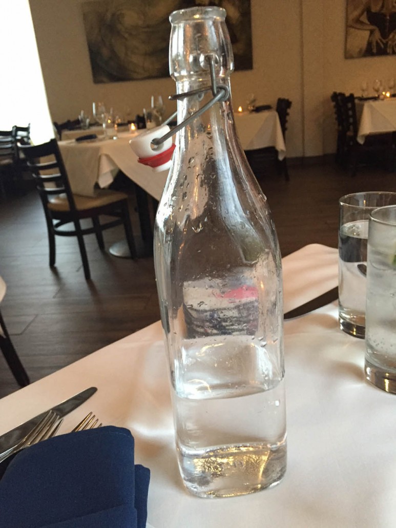 Deka restaurant water