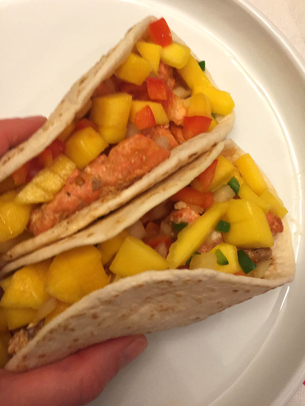 Easy Fish Tacos Recipe With Mango Salsa - Melanie Cooks