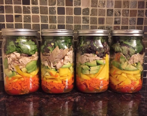 Mason Jar Chicken Mango Salad Recipe