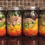 Chicken Mango Salad In A Mason Jar